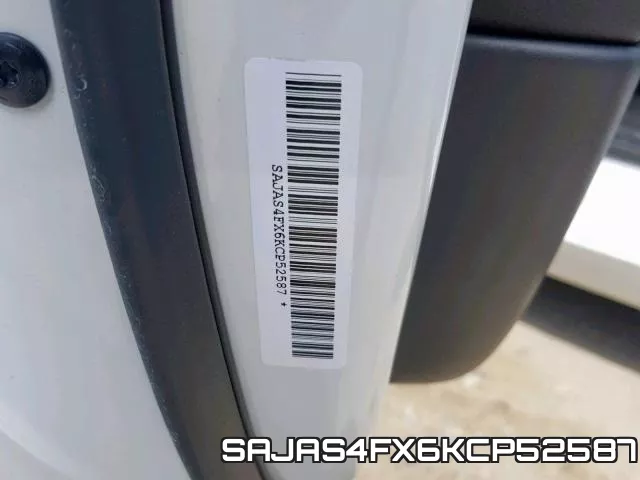 SAJAS4FX6KCP52587 фото 2