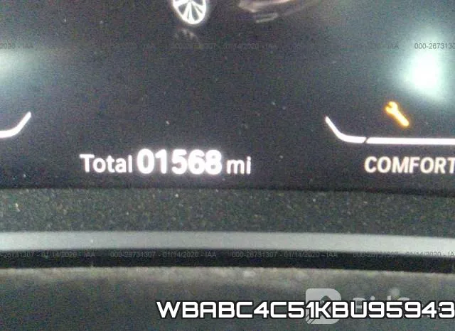 WBABC4C51KBU95943 фото 8