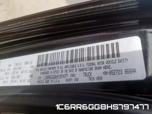 1C6RR6GG8HS797477 фото 2