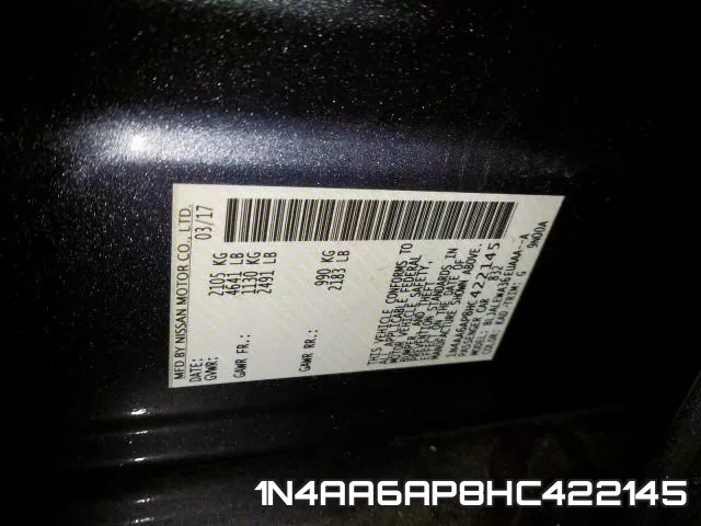 1N4AA6AP8HC422145 фото 2