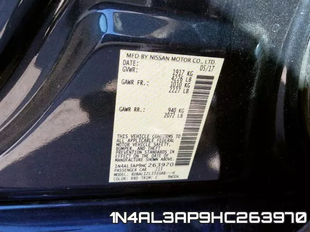1N4AL3AP9HC263970 фото 2
