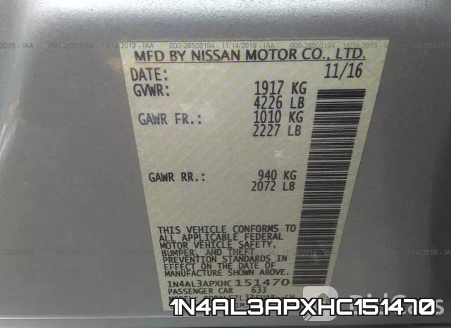 1N4AL3APXHC151470 фото 10