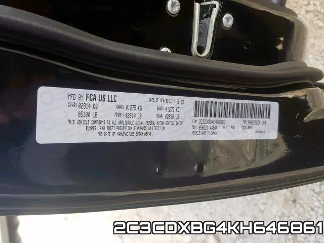 2C3CDXBG4KH646861 фото 2
