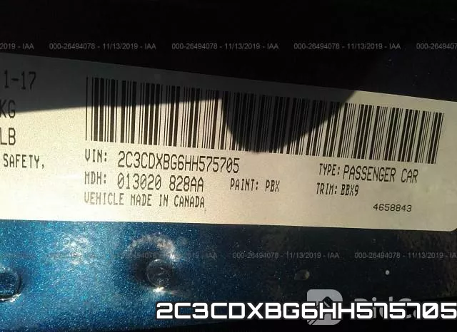 2C3CDXBG6HH575705 фото 10