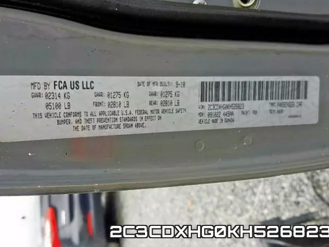 2C3CDXHG0KH526823 фото 2