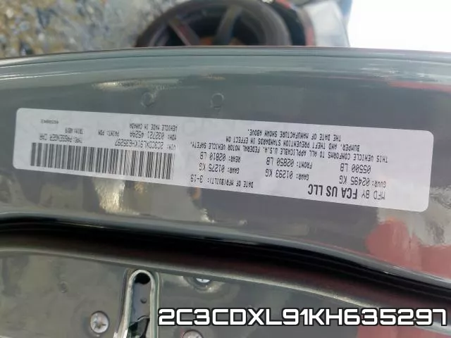2C3CDXL91KH635297 фото 2