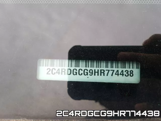 2C4RDGCG9HR774438 фото 2