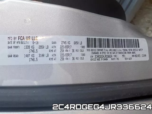 2C4RDGEG4JR336624 фото 2