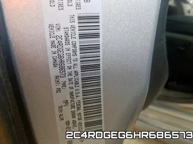 2C4RDGEG6HR686573 фото 2