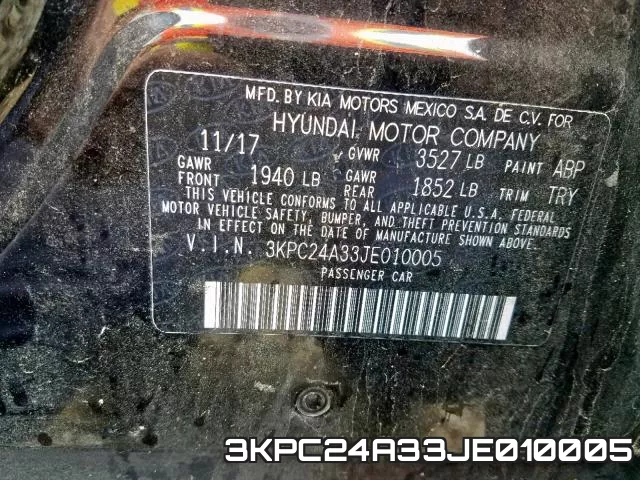 3KPC24A33JE010005 фото 2
