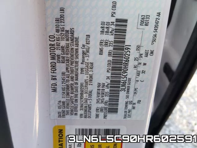 3LN6L5C90HR602591 фото 2