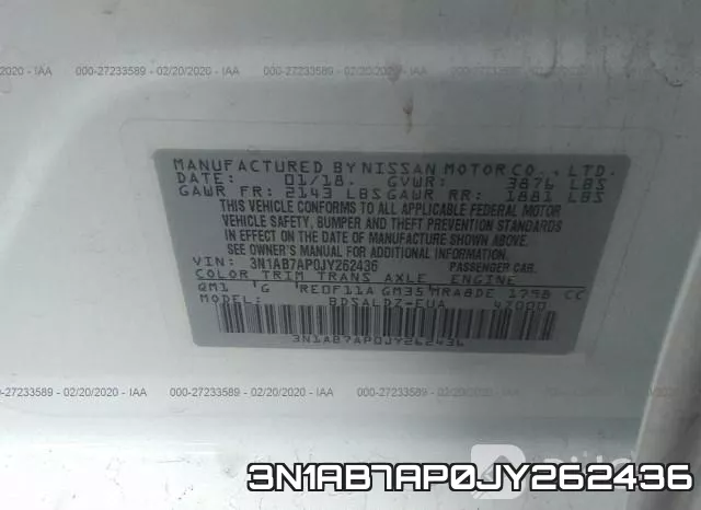 3N1AB7AP0JY262436 фото 10