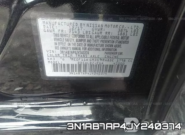 3N1AB7AP4JY240374 фото 10