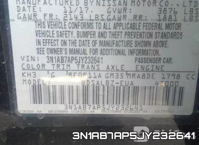 3N1AB7AP5JY232641 фото 10