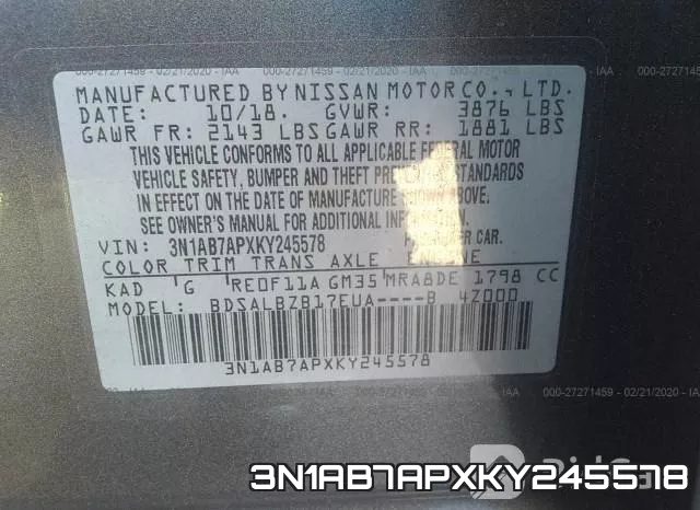 3N1AB7APXKY245578 фото 10