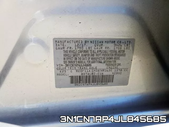 3N1CN7AP4JL845685 фото 2