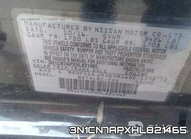 3N1CN7APXHL821465 фото 10