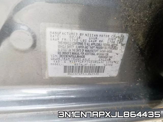 3N1CN7APXJL864435 фото 2