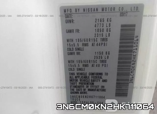 3N6CM0KN2HK711064 фото 10