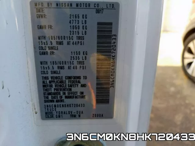 3N6CM0KN8HK720433 фото 2
