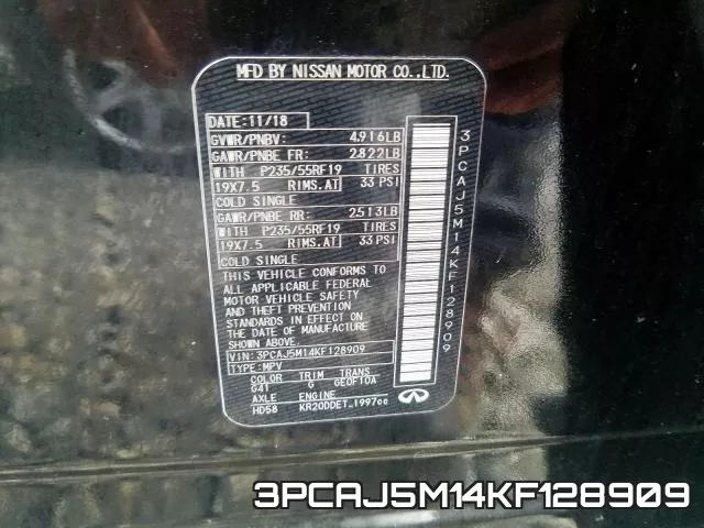 3PCAJ5M14KF128909 фото 2