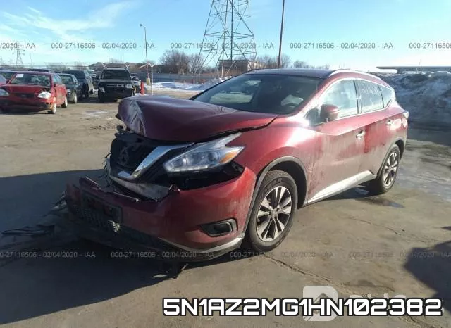 5N1AZ2MG1HN102382 фото 3