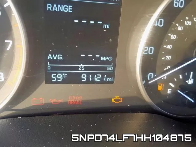 5NPD74LF7HH104875 фото 9