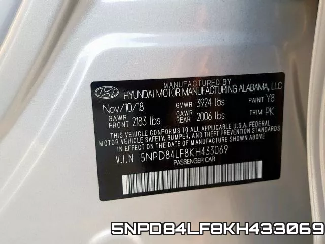 5NPD84LF8KH433069 фото 2