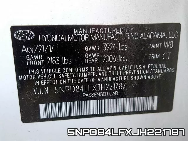 5NPD84LFXJH221787 фото 2