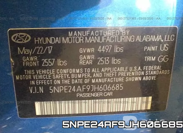 5NPE24AF9JH606685 фото 10