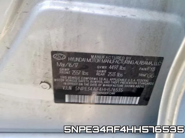5NPE34AF4HH576535 фото 2
