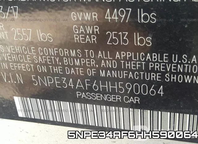 5NPE34AF6HH590064 фото 10
