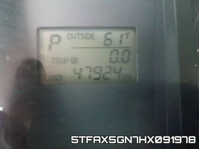 5TFAX5GN7HX091978 фото 9