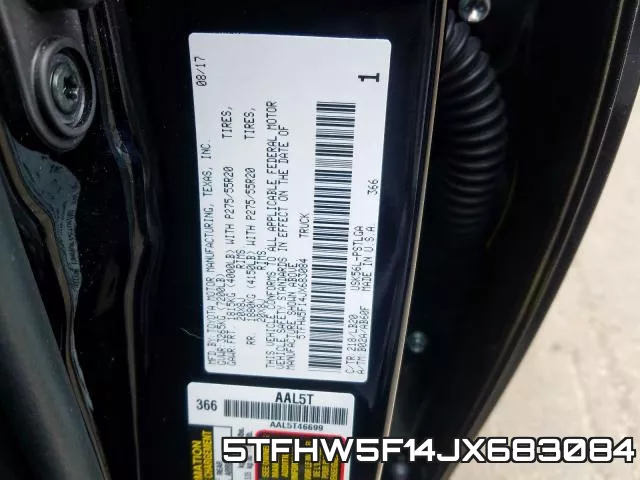 5TFHW5F14JX683084 фото 2