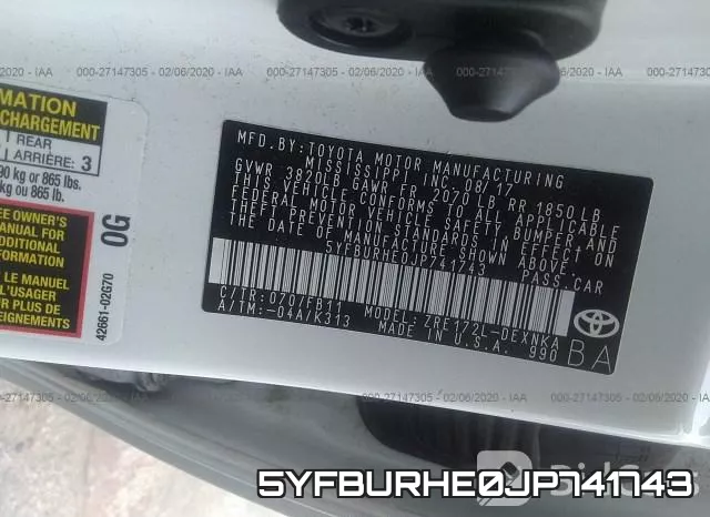 5YFBURHE0JP741743 фото 10