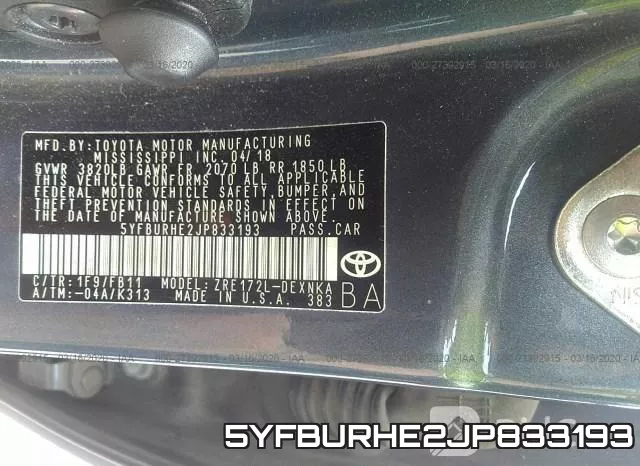 5YFBURHE2JP833193 фото 10