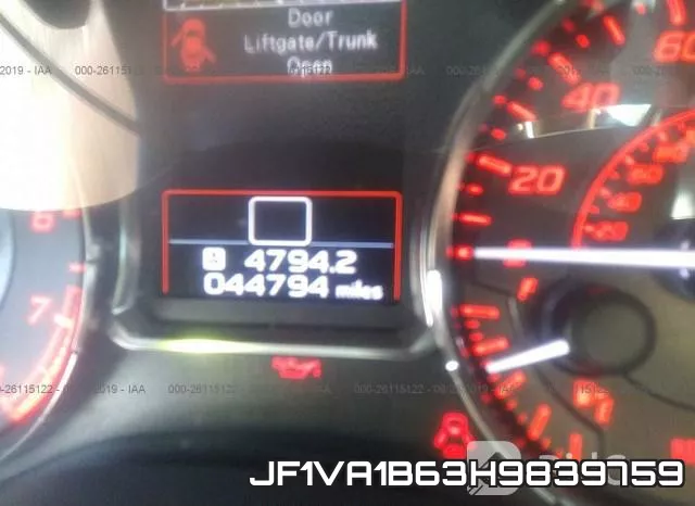 JF1VA1B63H9839759 фото 8