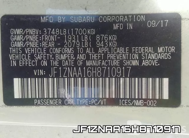 JF1ZNAA16H8710917 фото 10