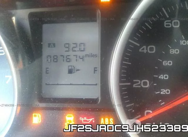 JF2SJADC9JH523389 фото 8