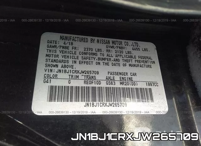 JN1BJ1CRXJW265709 фото 10