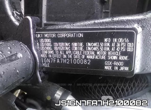 JS1GN7FA7H2100082 фото 2