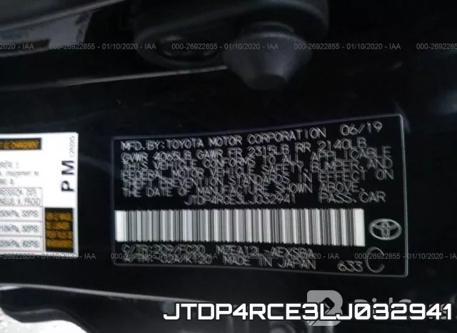 JTDP4RCE3LJ032941 фото 10