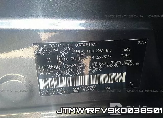 JTMW1RFV9KD038501 фото 10