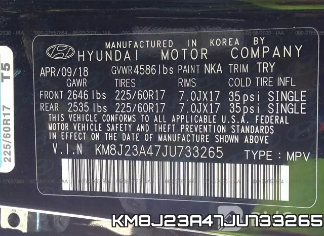 KM8J23A47JU733265 фото 10