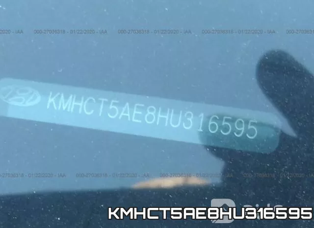 KMHCT5AE8HU316595 фото 10