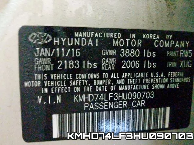 KMHD74LF3HU090703 фото 2
