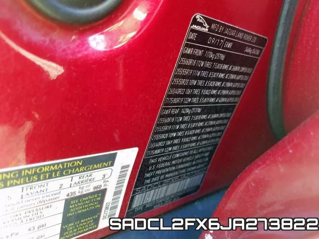 SADCL2FX6JA273822 фото 2