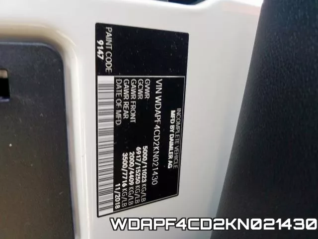 WDAPF4CD2KN021430 фото 2