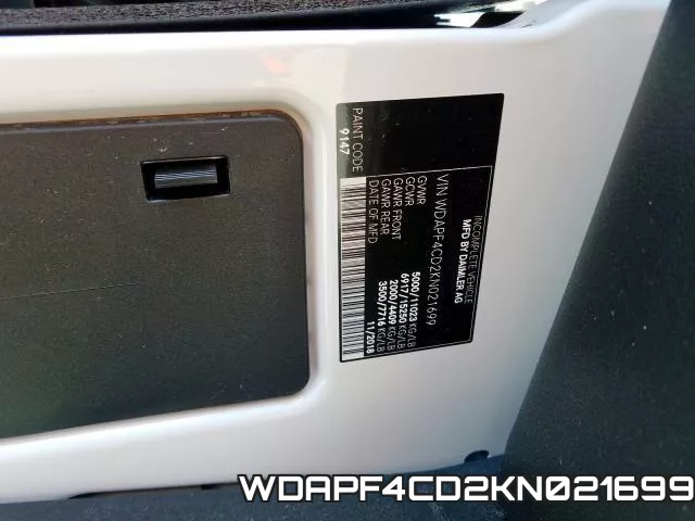 WDAPF4CD2KN021699 фото 2