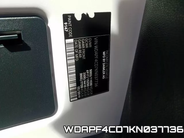 WDAPF4CD7KN037736 фото 2